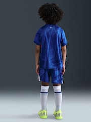 Nike Blue Chelsea FC 2025/26 Little Kids Stadium Home Kit - Image 2 of 5