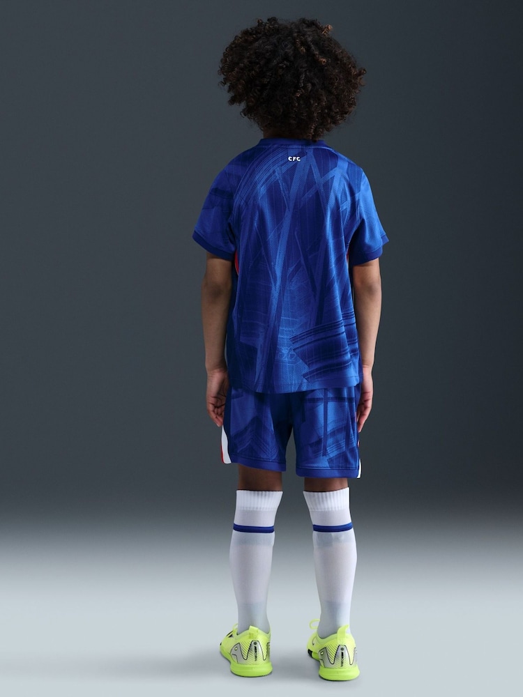 Nike Blue Chelsea FC 2025/26 Little Kids Stadium Home Kit - Image 2 of 5