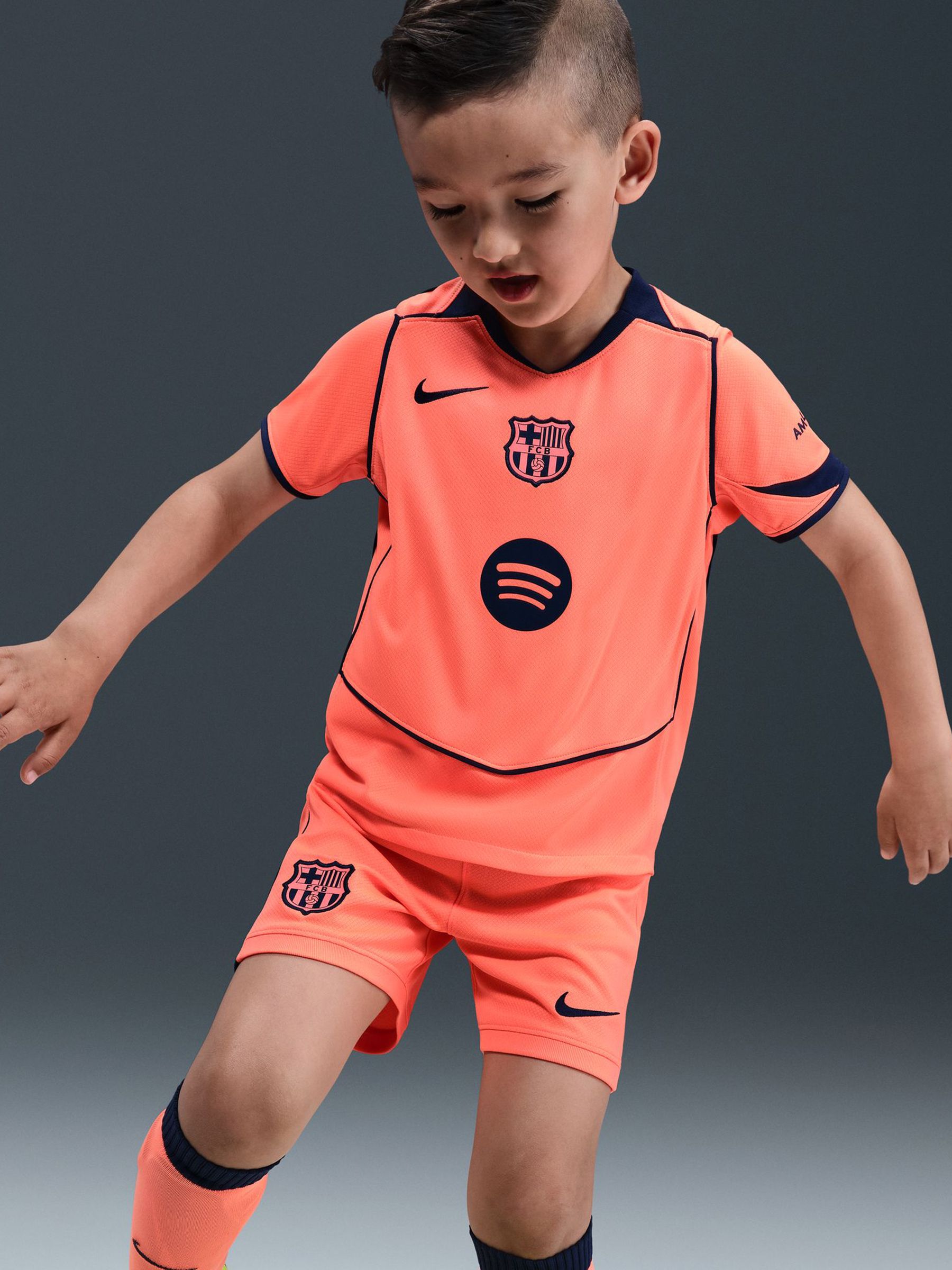 Buy Nike Orange FC Barcelona 2025/26 Stadium Third 3 Piece