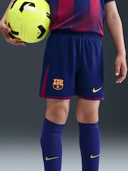 Nike Blue FC Barcelona 2025/26 Little Kids Stadium Home Kit - Image 5 of 7