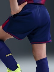 Nike Blue FC Barcelona 2025/26 Little Kids Stadium Home Kit - Image 6 of 7