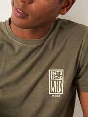 Camiseta gráfica FatFace Into The Wild - Imagem 3 de 6