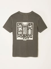 Camiseta gráfica FatFace Into The Wild - Imagem 5 de 6