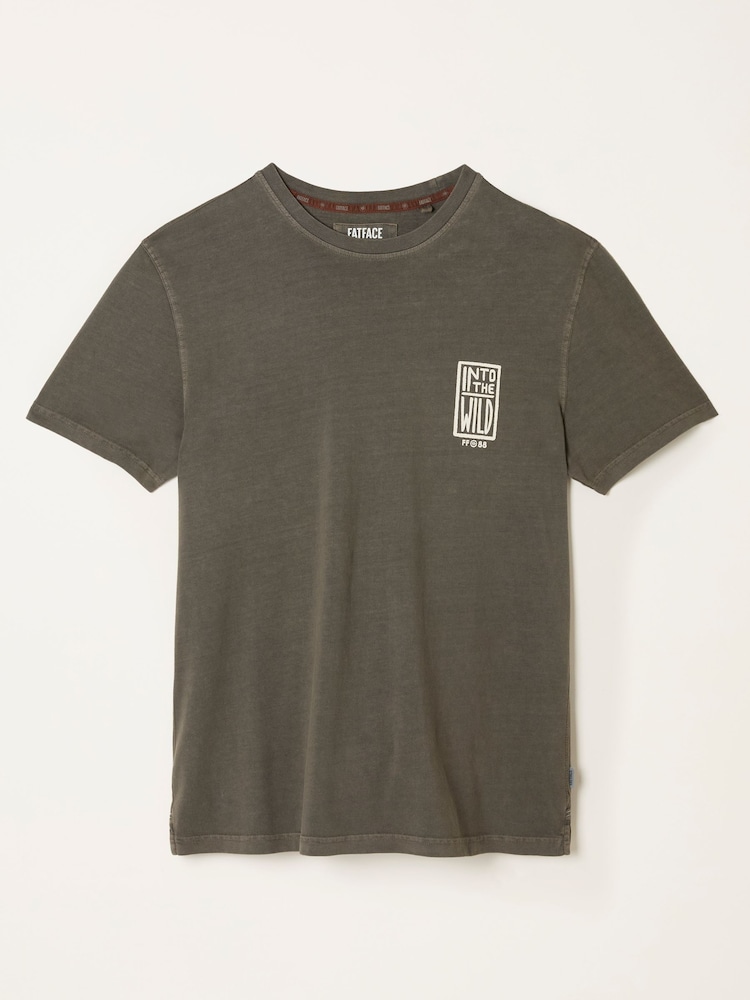 Camiseta gráfica FatFace Into The Wild - Imagem 6 de 6