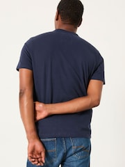 FatFace Navy Alfresco Graphic T-Shirt - Image 2 of 5