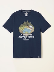 FatFace Navy VW Slice Graphic T-Shirt - Image 5 of 5