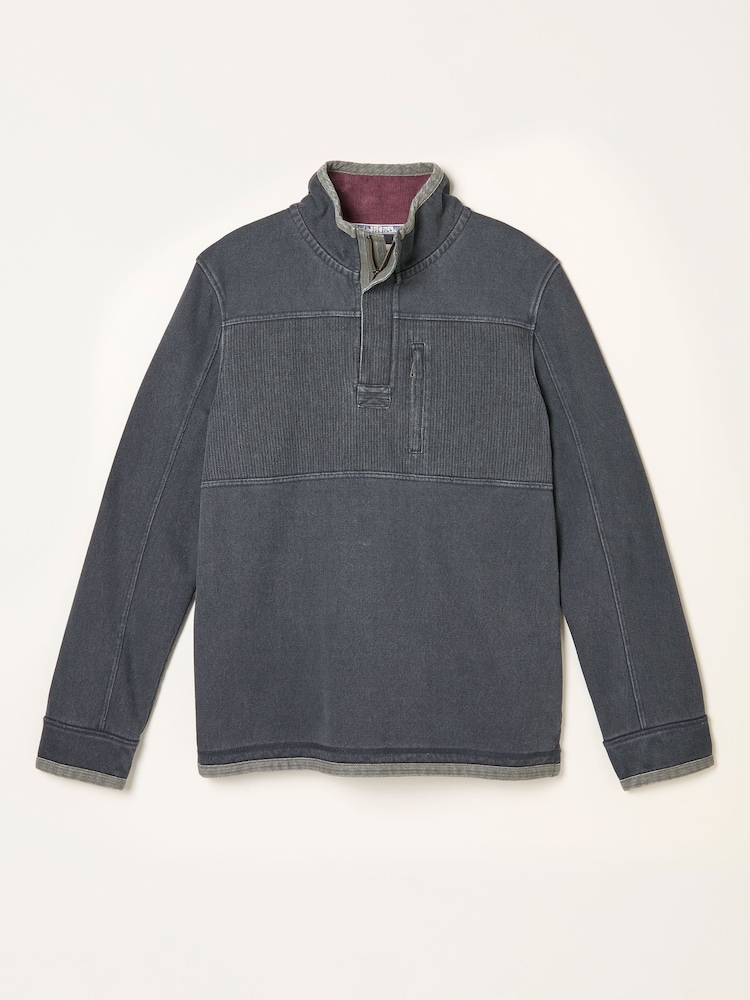 FatFace Airlie Washed Black Airlie Panel Sweat - Image 1 of 1 FatFace Airlie Washed Black Airlie Panel Sweat - Image 1 of 1