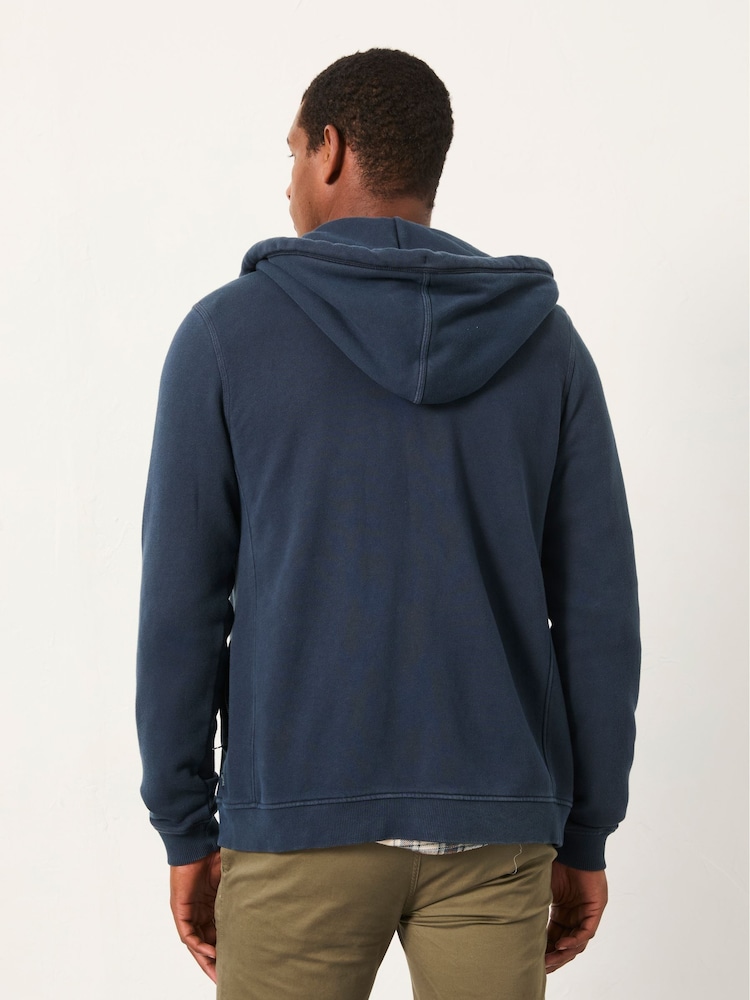FatFace Brooke Navy Brooke Zip Through Hoodie - Image 2 of 5