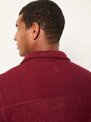 FatFace Haxby Claret Half Zip Sweat - Image 4 of 6