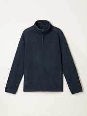 FatFace Haxby Navy Half Zip Sweat - Image 5 of 5