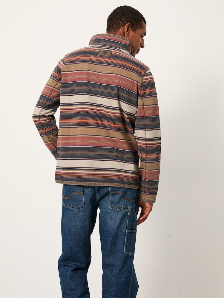 FatFace Airlie Orange Stripe Sweat - Image 2 of 6