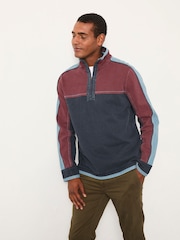 FatFace Airlie Navy Panel Sweat - Image 2 of 6