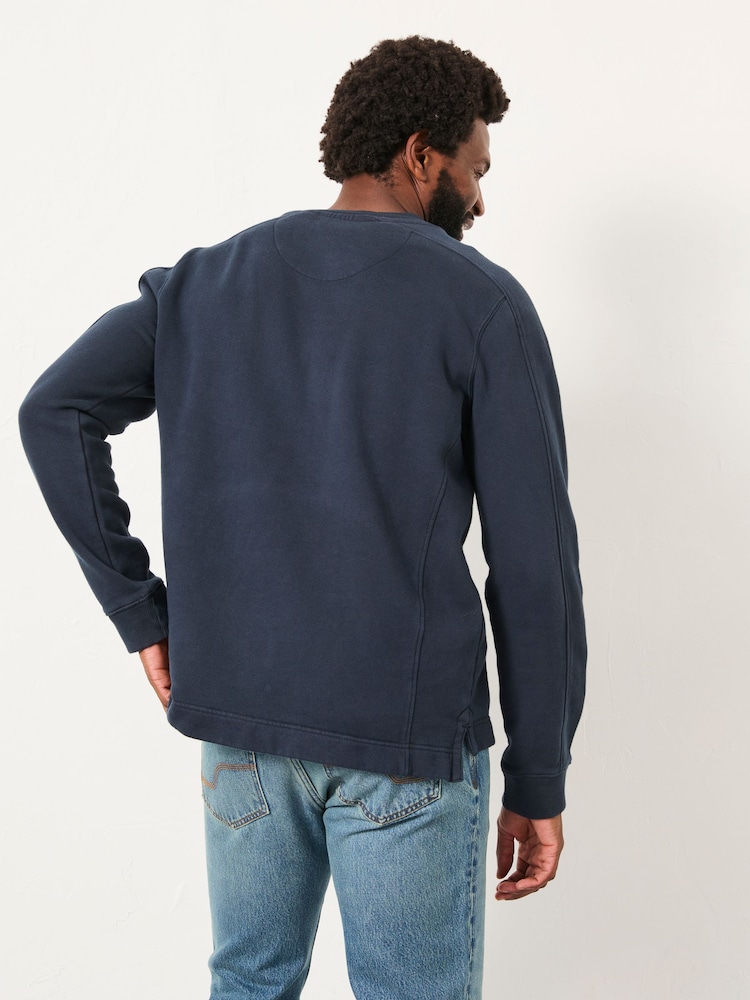 FatFace Brooke Navy Crew Sweat - Image 2 of 6 FatFace Brooke Navy Crew Sweat - Image 2 of 6