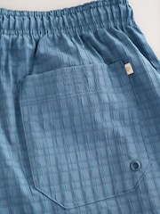 Blue Waffle Textured Swim Shorts - Image 3 of 3