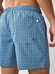 Azul - Calções de banho com textura Waffle - Imagem 5 de 8