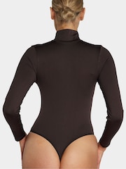 Heist Softskin High Neck Brown Bodysuit - Image 2 of 4