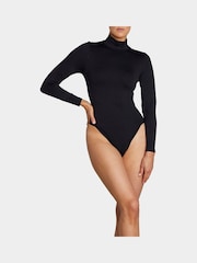 Heist Softskin High Neck Black Bodysuit - Image 1 of 4