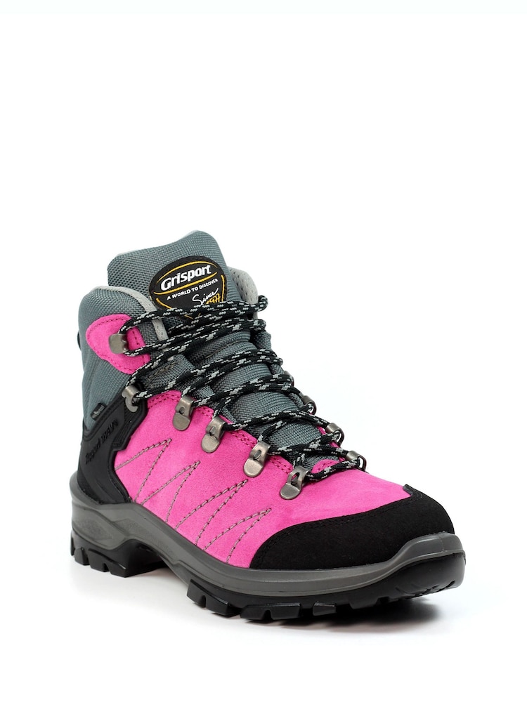Grisport Womens Pink Adventurer waterproof Hiking Boots - Image 1 of 9