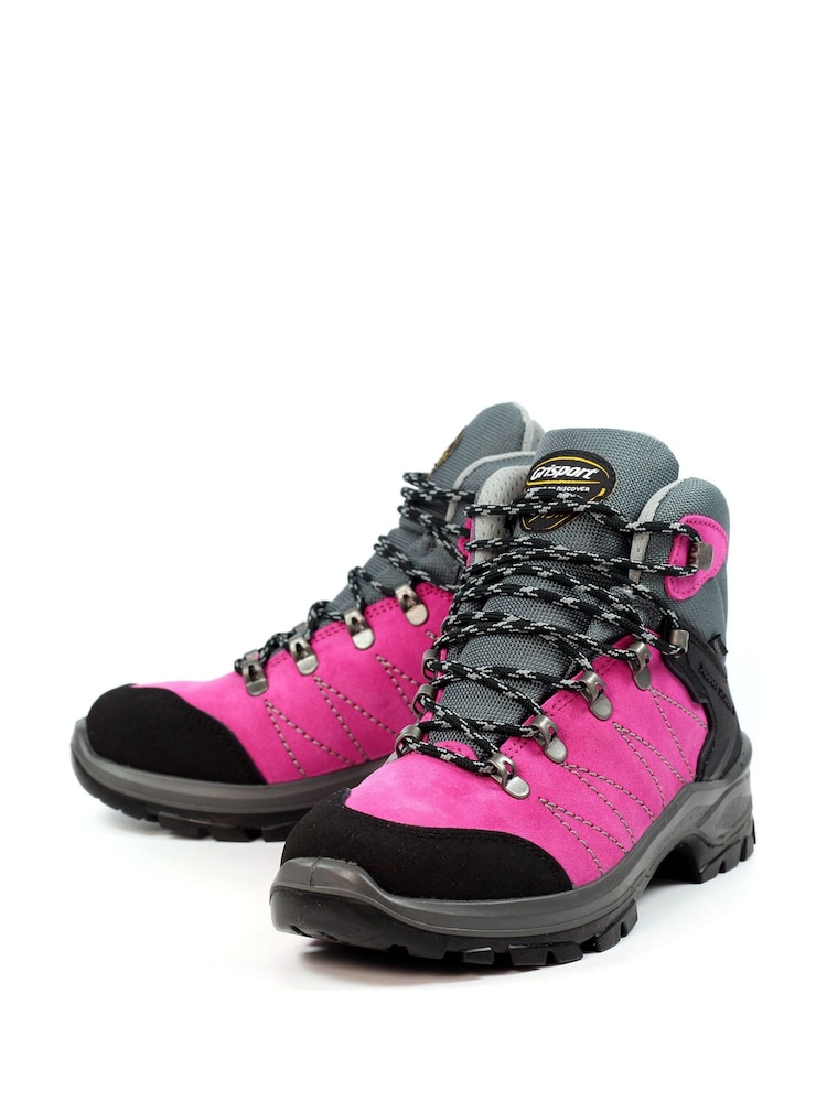 Grisport Womens Pink Adventurer waterproof Hiking Boots - Image 6 of 9