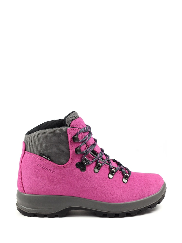 Grisport Womens Pink Typhoon II Waterproof walking Boots - Image 1 of 10