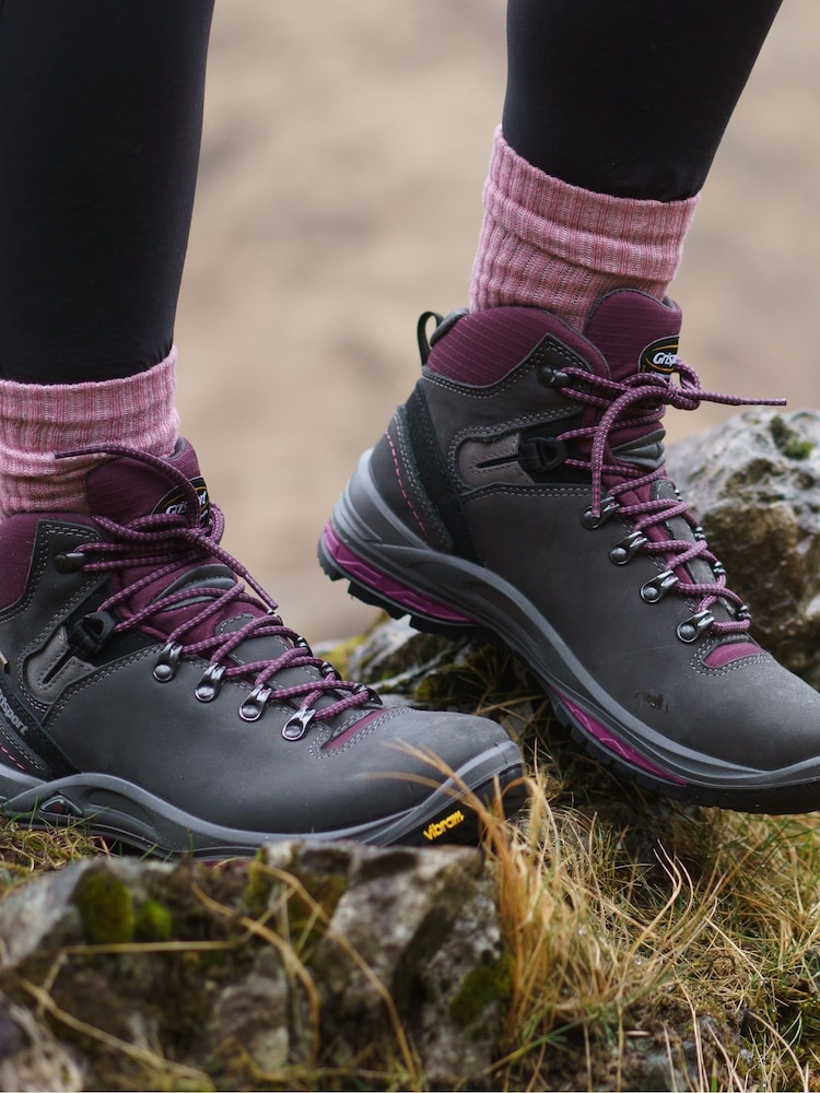 Grisport Womens Grey Glide Waterproof and Breathable Hiking Boots - Image 1 of 11 Grisport Womens Grey Glide Waterproof and Breathable Hiking Boots - Image 1 of 11