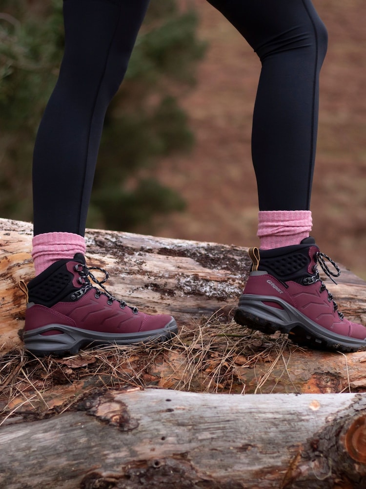 Grisport Womens Red Lynx Ultra Lightweight Waterproof Hiking Boots - Image 1 of 11 Grisport Womens Red Lynx Ultra Lightweight Waterproof Hiking Boots - Image 1 of 11