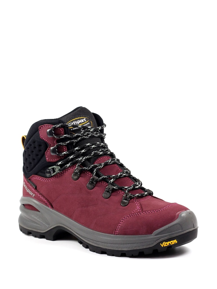 Grisport Womens Red Lynx Ultra Lightweight Waterproof Hiking Boots - Image 2 of 9