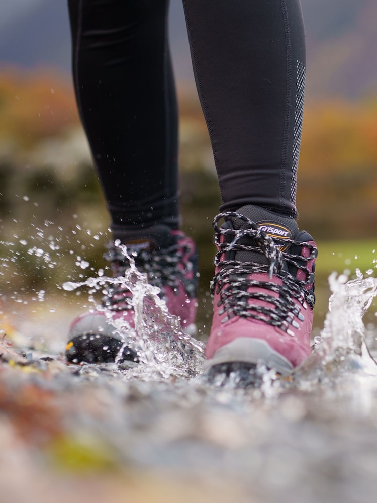Grisport Womens Red Lynx Ultra Lightweight Waterproof Hiking Boots - Image 2 of 11 Grisport Womens Red Lynx Ultra Lightweight Waterproof Hiking Boots - Image 2 of 11