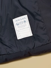 Joules Kids' Padwell Navy Waterproof Padded Coat - Image 4 of 4