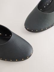 Black Forever Comfort® Studded Closed Toe Mules - Image 4 of 5