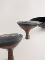 Black Forever Comfort® Studded Closed Toe Mules - Image 5 of 5
