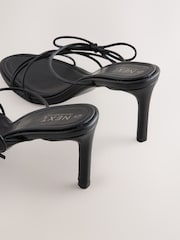 Black Forever Comfort® Skinny Bow Strap Mules - Image 5 of 5