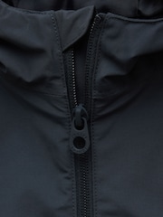 Joules Kids' Ayston Navy Waterproof Fleece Lined Raincaot - Image 4 of 5