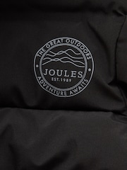 Joules Kids' Padwell Black Waterproof Padded Coat - Image 4 of 4