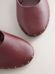 Wine Forever Comfort® Studded Closed Toe Mules - Image 10 of 11