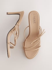 Camel Forever Comfort® Skinny Bow Strap Mules - Image 6 of 10