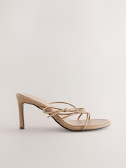 Camel Forever Comfort® Skinny Bow Strap Mules - Image 8 of 10