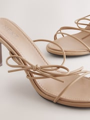 Camel Forever Comfort® Skinny Bow Strap Mules - Image 9 of 10