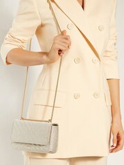 Dune London Metallic Edorchie Cross-Body Bag - Image 1 of 5