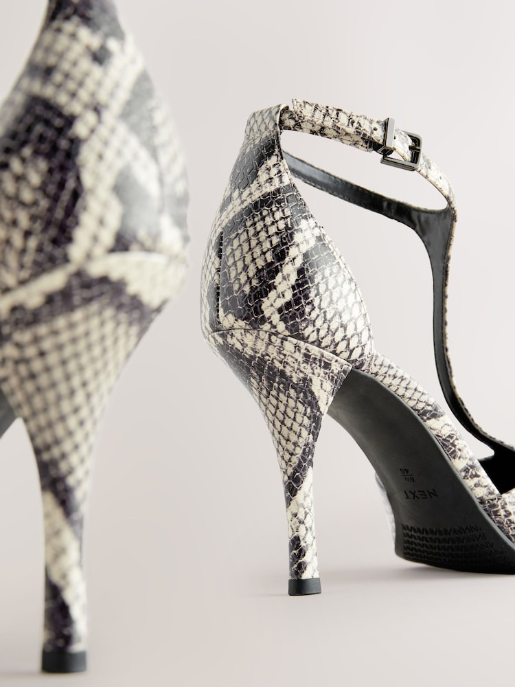 Asos Design T Bar Peep Toe Heels Buy ASOS Design Wide Fit Prize