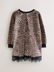 smALLSAINTS Leopard Lee Lace Sweat Dress - Image 2 of 5