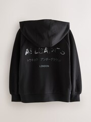 smALLSAINTS Black/Sequin Underground Talon Hoodie - Image 2 of 6
