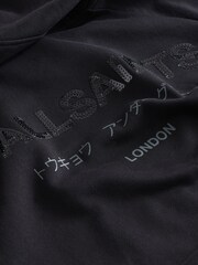 smALLSAINTS Black/Sequin Underground Talon Hoodie - Image 3 of 6