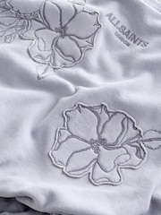 smALLSAINTS Lilac Purple Flower Bubble Hem Crew Sweatshirt - Image 3 of 5