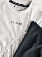 smALLSAINTS Silver/Black Ruched T-Shirt and Legging Set - Image 9 of 9