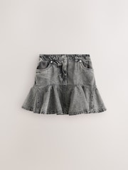 smALLSAINTS Charcoal Grey Godet Denim Skirt - Image 1 of 4