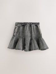 smALLSAINTS Charcoal Grey Godet Denim Skirt - Image 2 of 4
