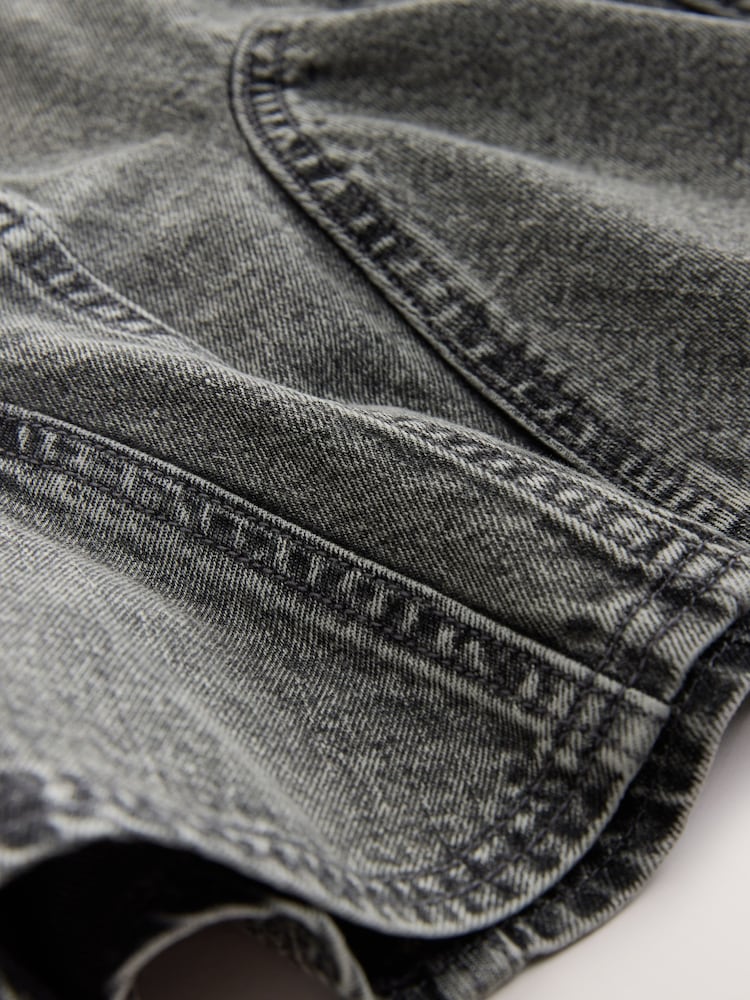 smALLSAINTS Charcoal Grey Godet Denim Skirt - Image 4 of 4