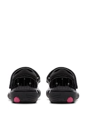 Clarks Black Patent Wide Fit (G) Younger Girls Relda Wish Mary Jane Shoes - Image 3 of 3