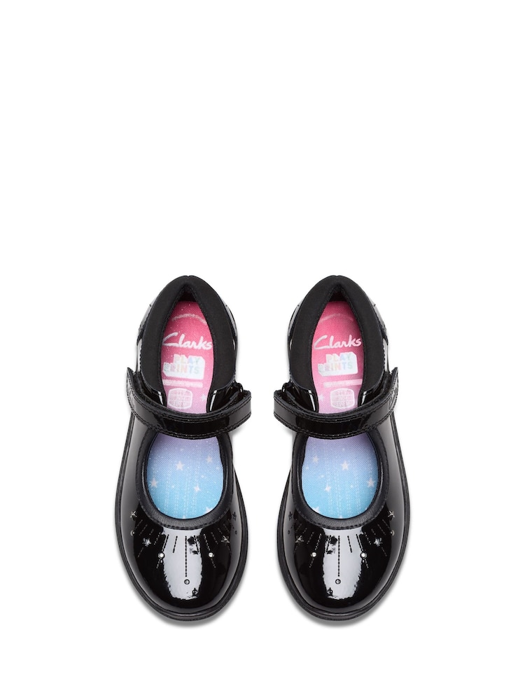 Schwarzes Lackleder - Clarks Younger Girls Relda Wish Mary Jane Shoes - Bild 2 von 3 Schwarzes Lackleder - Clarks Younger Girls Relda Wish Mary Jane Shoes - Bild 2 von 3